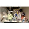 Image 5 : CONTENTS IN BATHROOM INCLUDING- GARBAGE BAGS, PAPER TOWEL, TOILET PAPER, CLEANING SUPPLIES &