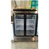 Image 1 : ATOSA MCF8707GR STAINLESS STEEL GLASS FRONT 2 DOOR COMMERCIAL MOBILE REACH IN REFRIGERATION UNIT