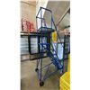 Image 3 : CANWAY BLUE METAL MOBILE WAREHOUSE STAIRS 54" TO PLATFORM