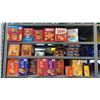 Image 10 : CONTENTS OF 5 SECTIONS OF ASSORTED CANDY, COOKIES, DRINKS, GUM, CHOCOLATE, NUTS, CRACKERS & MORE