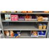 Image 16 : CONTENTS OF 5 SECTIONS OF ASSORTED CANDY, COOKIES, DRINKS, GUM, CHOCOLATE, NUTS, CRACKERS & MORE