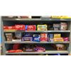 Image 18 : CONTENTS OF 5 SECTIONS OF ASSORTED CANDY, COOKIES, DRINKS, GUM, CHOCOLATE, NUTS, CRACKERS & MORE