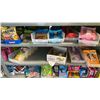 Image 27 : CONTENTS OF 5 SECTIONS OF ASSORTED CANDY, COOKIES, DRINKS, GUM, CHOCOLATE, NUTS, CRACKERS & MORE