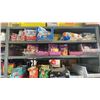 Image 29 : CONTENTS OF 5 SECTIONS OF ASSORTED CANDY, COOKIES, DRINKS, GUM, CHOCOLATE, NUTS, CRACKERS & MORE