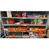 Image 33 : CONTENTS OF 5 SECTIONS OF ASSORTED CANDY, COOKIES, DRINKS, GUM, CHOCOLATE, NUTS, CRACKERS & MORE