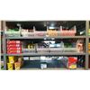 Image 10 : CONTENTS OF 7 SECTIONS OF COFFEE, CEREAL, RICE, PASTA, BEEF JERKY, TEA, CONDIMENTS, CHOCOLATE,
