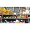 Image 11 : CONTENTS OF 7 SECTIONS OF COFFEE, CEREAL, RICE, PASTA, BEEF JERKY, TEA, CONDIMENTS, CHOCOLATE,