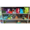 Image 21 : CONTENTS OF 7 SECTIONS OF COFFEE, CEREAL, RICE, PASTA, BEEF JERKY, TEA, CONDIMENTS, CHOCOLATE,