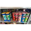 Image 22 : CONTENTS OF 7 SECTIONS OF COFFEE, CEREAL, RICE, PASTA, BEEF JERKY, TEA, CONDIMENTS, CHOCOLATE,