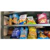 Image 23 : CONTENTS OF 7 SECTIONS OF COFFEE, CEREAL, RICE, PASTA, BEEF JERKY, TEA, CONDIMENTS, CHOCOLATE,