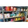 Image 4 : CONTENTS OF 7 SECTIONS OF COFFEE, CEREAL, RICE, PASTA, BEEF JERKY, TEA, CONDIMENTS, CHOCOLATE,