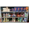 Image 3 : CONTENTS OF 2 SHELVING UNITS- COOKING OILS, CANNED GOODS, CONDIMENTS, PASTA, SPICES & MORE