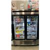 Image 1 : ATOSA MCF8703ES STAINLESS STEEL GLASS FRONT 2 DOOR COMMERCIAL MOBILE REACH IN FREEZER UNIT