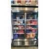 Image 2 : ATOSA MCF8703ES STAINLESS STEEL GLASS FRONT 2 DOOR COMMERCIAL MOBILE REACH IN FREEZER UNIT