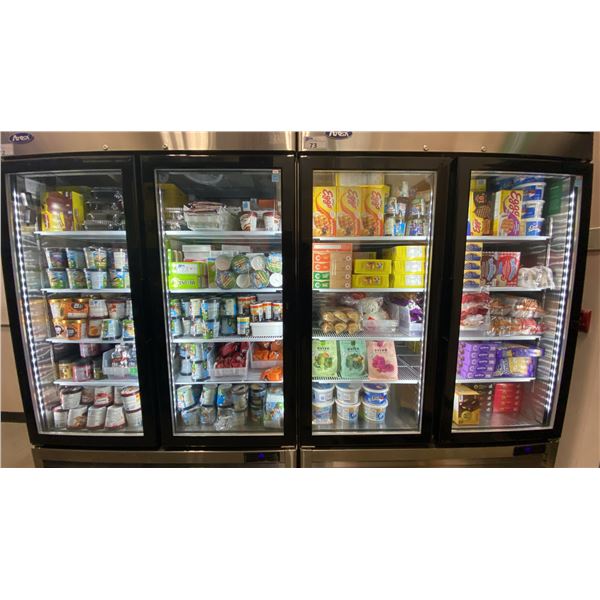 CONTENTS OF 2 FREEZERS- ICE CREAM, POPSICLES, UNCRUSTABLES, EGGOS, PIE, SMOOTHIE CUBES, TOASTER