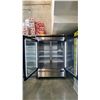 Image 2 : ATOSA MCF8707GR STAINLESS STEEL GLASS FRONT 2 DOOR COMMERCIAL MOBILE REACH IN REFRIGERATION UNIT