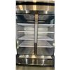 Image 2 : ATOSA MCF8707GR STAINLESS STEEL GLASS FRONT 2 DOOR COMMERCIAL MOBILE REACH IN REFRIGERATION UNIT