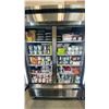 Image 3 : ATOSA MCF8703ES STAINLESS STEEL GLASS FRONT 2 DOOR COMMERCIAL MOBILE REACH IN FREEZER UNIT