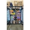 Image 2 : ATOSA MCF8703ES STAINLESS STEEL GLASS FRONT 2 DOOR COMMERCIAL MOBILE REACH IN FREEZER UNIT