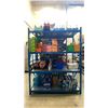 Image 2 : BLUE COMMERCIAL RACKING UNIT WITH 6- 8' UPRIGHTS, 34- 8' SIDE RAILS & ALUMINUM PANEL DECKING