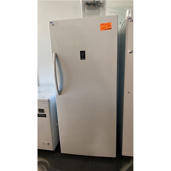 INSIGNIA NS-UZ21WHO-C WHITE UPRIGHT FREEZER UNIT *CONTENTS NOT INCLUDED* *LAST DAY REMOVAL*