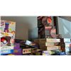 Image 7 : ULINE 4 TIER SHELVING UNIT WITH ASSORTED GAMES, PUZZLES, KIDS TOYS