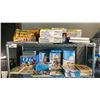 Image 3 : ULINE 4 TIER SHELVING UNIT WITH ASSORTED STATIONERY ITEMS, CRAYOLA SETS, COLOURING BOOKS & MORE