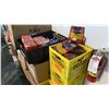 Image 5 : ULINE 6 TIER SHELVING UNIT WITH ASSORTED ITEMS- CANNED GOODS, CONDIMENTS, SPICES, TEA, CANDY, TOYS &