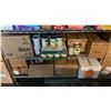 Image 7 : ULINE 6 TIER SHELVING UNIT WITH ASSORTED ITEMS- CANNED GOODS, CONDIMENTS, SPICES, TEA, CANDY, TOYS &