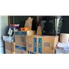 Image 10 : LARGE GROUP OF PAPER SHOPPING BAGS, PRINTER, LED LIGHT, GARBAGE BAGS, FOLDING TABLE, WATER