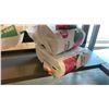 Image 6 : ULINE GREY 4 DOOR ADJUSTABLE HEIGHT WORK CABINET WITH ASSORTED CONTENTS- COFFEE PODS, GLOVES, PAPER