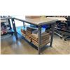Image 1 : ULINE GREY 2 TIER ADJUSTABLE HEIGHT WORK TABLE APPROX 72"L X 30"D