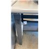 Image 2 : ULINE GREY 2 TIER ADJUSTABLE HEIGHT WORK TABLE APPROX 48"L X 30"D *CONTENTS NOT INCLUDED*