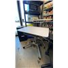 Image 5 : 2 ADJUSTABLE HEIGHT MOBILE DESKS, OFFICE CHAIRS, LARGE MOBILE WHITEBOARD, MICROWAVE, KEURIG, LASKO
