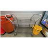Image 3 : ULINE METAL 2 TIER CART, LITTLE GIANT STEP LADDER, ULINE MOBILE GARBAGE CAN, 2 PYLONS & SMALL