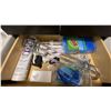 Image 4 : CONTENTS OF BATHROOM- MOP BUCKET, VACUUM, CLEANING SUPPLIES, CABINET, GARBAGE CAN & MORE