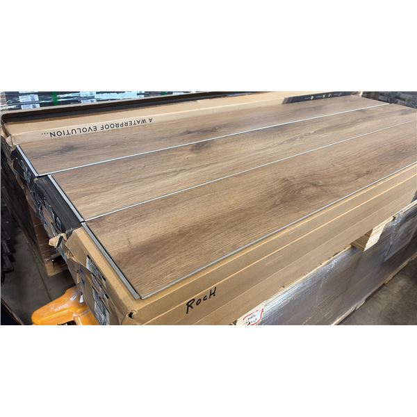 906.88 SQFT AQUAFIX COLLECTION GRAND CRU EVOLVED 8MM COLOR: ROCHEBELLE STONE PLASTIC COMPOSITE