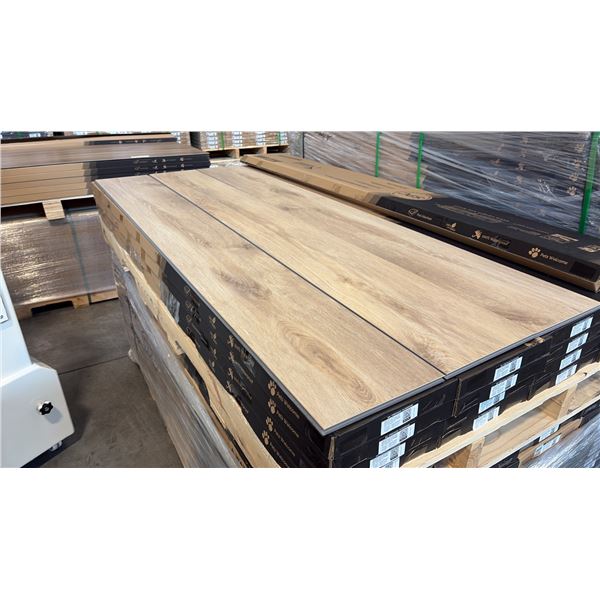 906.88 SQFT AQUAFIX COLLECTION GRAND CRU EVOLVED 8MM COLOR: SAINT-PIERRE STONE PLASTIC COMPOSITE