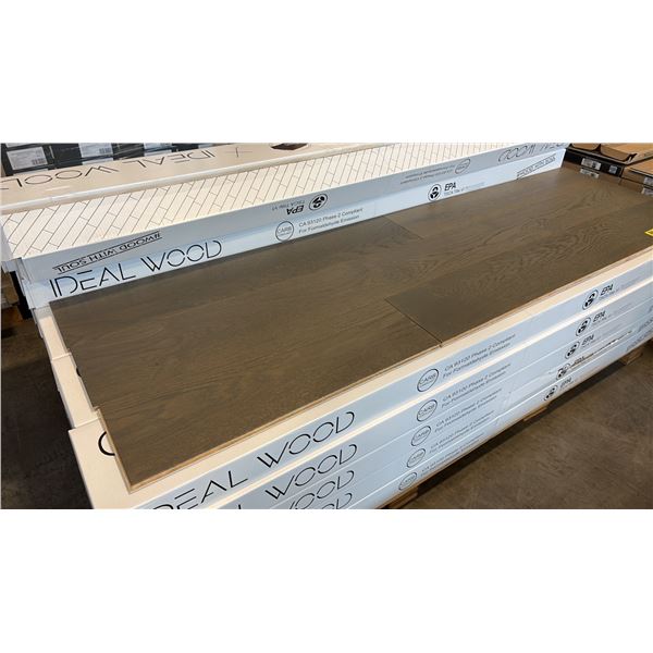 1137.95 SQFT IDEALWOOD 1/2 INCH COLOR: OAK MASKARA ENGINEERED HARDWOOD FLOOR