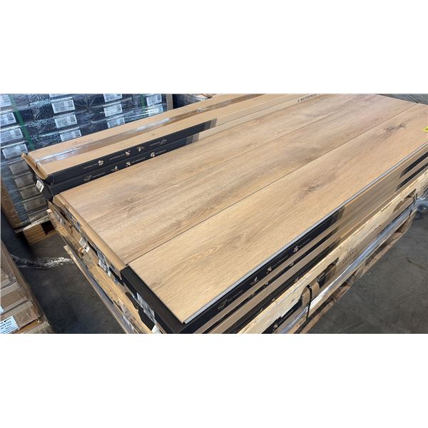 927.16 SQFT AQUAFIX COLLECTION 8MM COLOR: MONTUSSE STONE PLASTIC COMPOSITE FLOORING