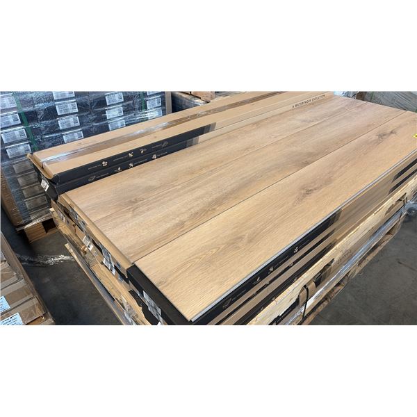 592.96 SQFT AQUAFIX COLLECTION 8MM COLOR: MONTUSSE STONE PLASTIC COMPOSITE FLOORING