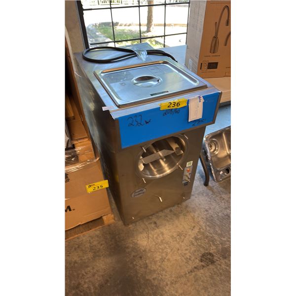 FROSTY FACTORY MODEL 232W HIGH-VOLUME, SINGLE-FLAVOR, WATER-COOLED COUNTERTOP FROZEN DRINK MACHINE