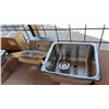 Image 1 : COMMERCIAL-GRADE STAINLESS STEEL SINKS 16" X 18" AND 15" X 17"