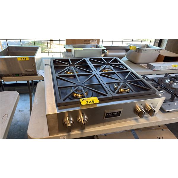 FULGOR MILANO F6GRT304S1 30-INCH PROFESSIONAL SERIES GAS RANGETOP SOFIA 600 SERIES
