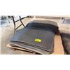 Image 2 : STACK OF HEAVY-DUTY BLACK PLASTIC/RUBBER ANTI-FATIGUE MATS AND RUNNERS