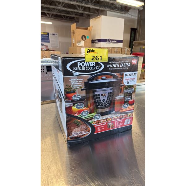 POWER PRESSURE COOKER XL 8-QUART MULTI-COOKER
