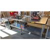 Image 1 : STAINLESS STEEL COMMERCIAL-GRADE PREP TABLE D36" X W96" X H40"