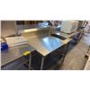 Image 1 : STAINLESS STEEL PREP TABLE WITH SINK D32" X W52" X H43"