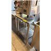 Image 1 : STAINLESS STEEL HEAVY-DUTY COMMERCIAL-GRADE WORK TABLE D24" X W24" X H35"