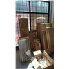 Image 1 : MIXED ITEMS INCL EFI SALES WMS-14-72 STAINLESS STEEL WALL-MOUNTED SHELF, CHROME PLATED RACKING